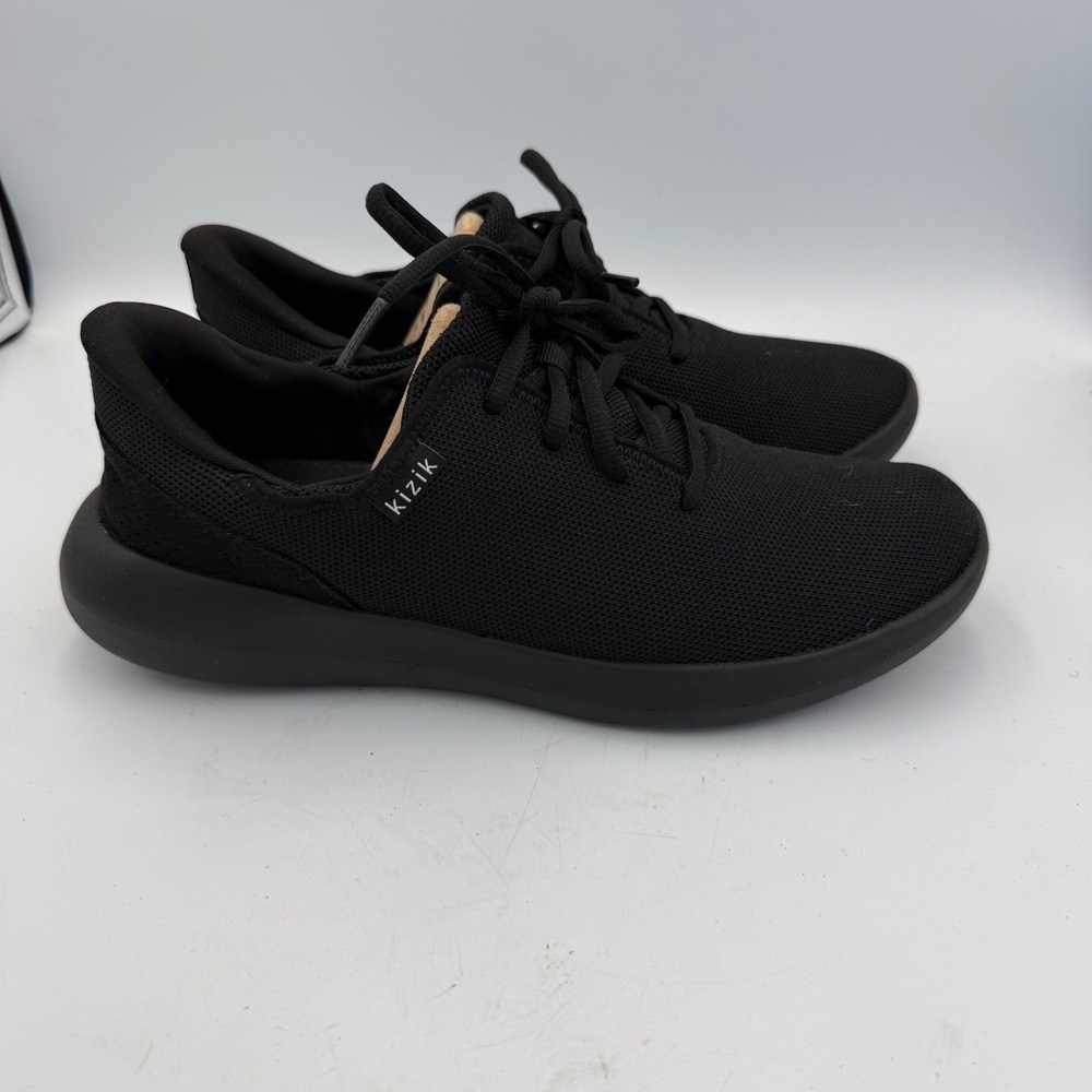 Kizik Madrid Eco Hands-Free Slip On Sneakers Black Mens 9 Womens 10.5